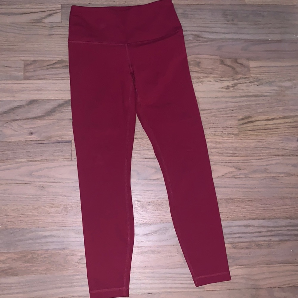 red leggings